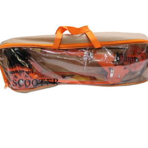 اسکوتر سه چرخ ژله ای چراغ دار نارنجی طرح شگفت انگیزان-اسباب بازی